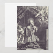 セント・フランシス・ド・セールス ジュネーブ司教 招待状 (正面/裏面)