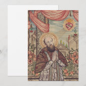 セント・フランシス・ド・セールス ジュネーブ司教 招待状 (正面/裏面)