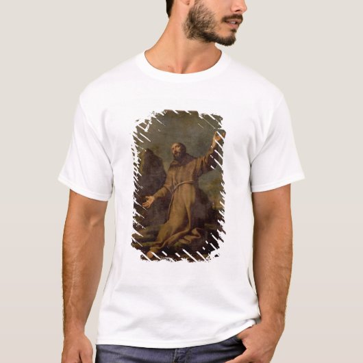 セント・フランシス・レシービング・ザ・スティグマタ Tシャツ (正面)