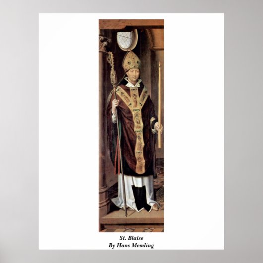 セント・ブレーズ・バイハンス・メムリング ポスター (正面)