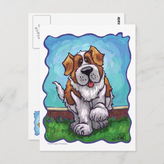 セント・ベルナルドギフト&アクセサリー ポストカード (正面/裏面)