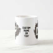 セント・ベルナールパパ犬は恋人の父の日を育てる コーヒーマグカップ (中央)