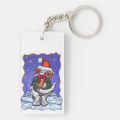 セント・ベルナール・クリスマス キーホルダー (裏面)