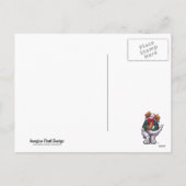 セント・ベルナール・クリスマス シーズンポストカード (裏面)