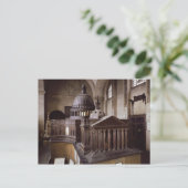 セント・ポールの大聖堂オリジナルデザイン ポストカード (スタンド正面)