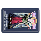 セント・マイケルが我々を守る  マグネット (横)