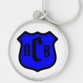 セント・マイケルのモノグラムの盾 キーホルダー (正面)