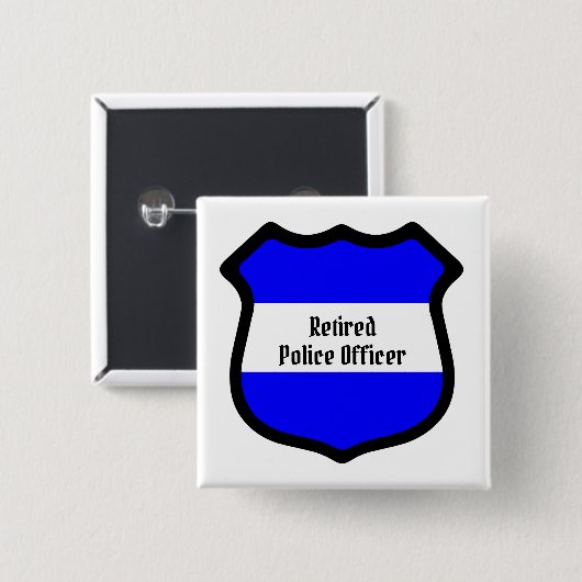 セント・マイケル・シールド 缶バッジ (正面&裏面)