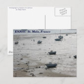 セント・マロ, フランス ポストカード (正面/裏面)