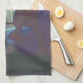 セント·マークのシルエット キッチンタオル (四つ折り)