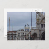 セント・マークス広場の鐘楼の上, ヴェネツィア ポストカード (正面/裏面)