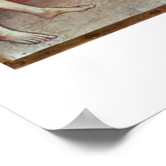 セント・マーチンがマントをシモーネ・マルティーニで分割 ポスター (角)