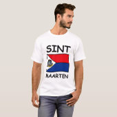 セント・マーチン島の旗 Tシャツ (正面フル)