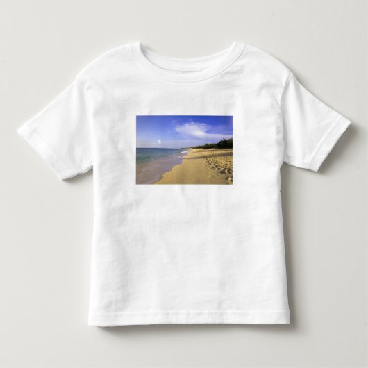セント・マーチン島のBaie Longue Long Bay beach, トドラーTシャツ (正面)