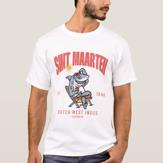 セント・マーチン島(オランダ領アンティル) Tシャツ (正面)