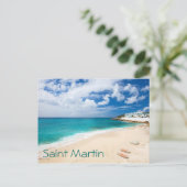 セント・マーチン島。カリブ海 ポストカード (スタンド正面)