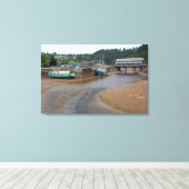 セント・マーティンスのファンディ湾の干潮、ニュー キャンバスプリント (インサイチュ (ウッドフロア))