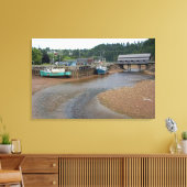 セント・マーティンスのファンディ湾の干潮、ニュー キャンバスプリント (インサイチュ (リビング))