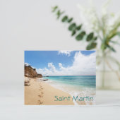 セント・マーティン島。カリブ海 ポストカード (スタンド正面)