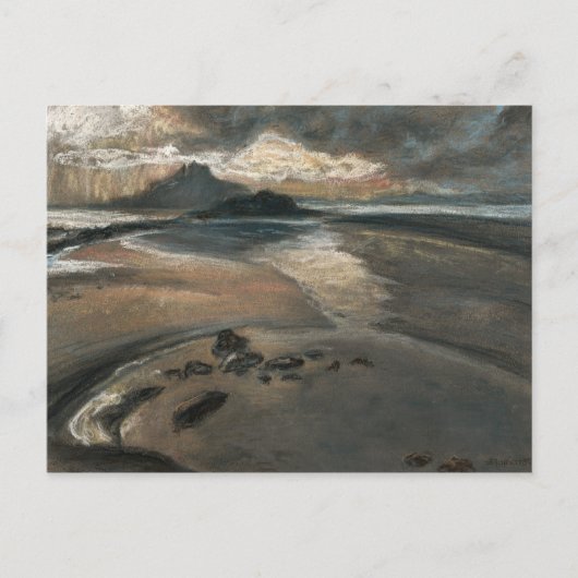 セント・ミカエル山、コーンウォール、葉書 ポストカード (正面)