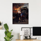 セント・ミカエル・エンジェルのポスター ポスター (ホームオフィス)