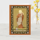 セント・ワイフレッド・オブ・ウェールズ(P 002) カード (黄色い花)