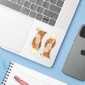 セント・ワイフレッド・オブ・ウェールズ(P 002) シール (ノートパソコンとiPhone)