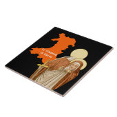 セント・ワイフレッド・オブ・ウェールズ(P 002) タイル (側面)