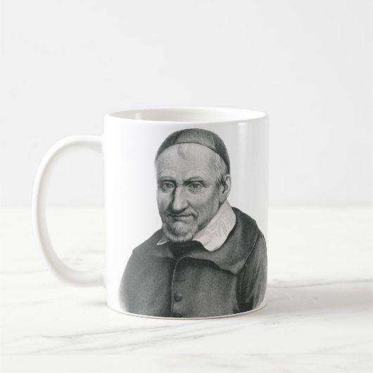 セント・ヴィンセント・ド・ポール 優しき慈悲の芸術 コーヒーマグカップ (左)
