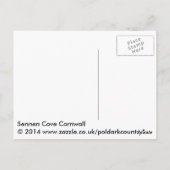 センネンコーヴコーンウォールイングランド ポストカード (裏面)