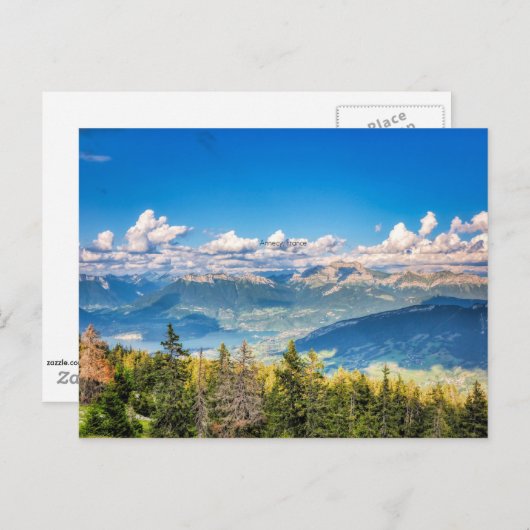 センノス、アネシー、フランスの風景写真 ポストカード (正面/裏面)