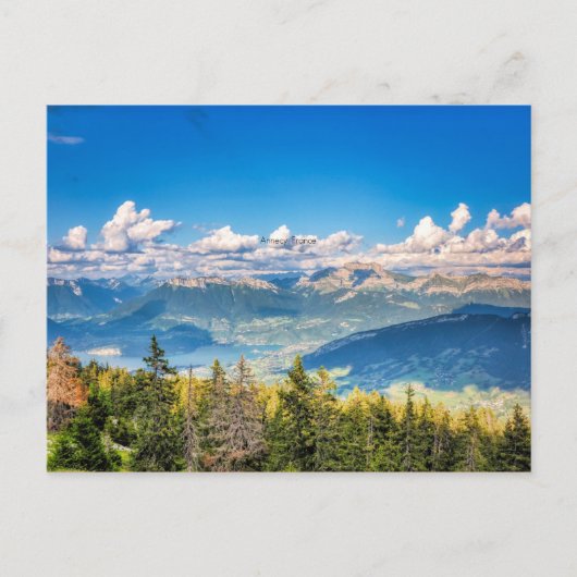 センノス、アネシー、フランスの風景写真 ポストカード (正面)