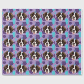 センパーソナライズされたトベルナード誕生日  ラッピングペーパー (フラット)