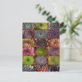 センペルヴィヴム – ハウゼリーク – ハウスウルツ – コラージュ ポストカード (スタンド正面)