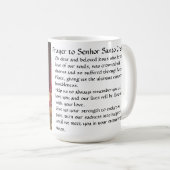 センホールサントクリスト祈りの言葉ムグ コーヒーマグカップ (正面右)