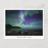 センヤ島、ノルウェー北部 ポストカード (正面)