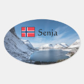 センヤ ノルウェー 楕円形シール (正面)