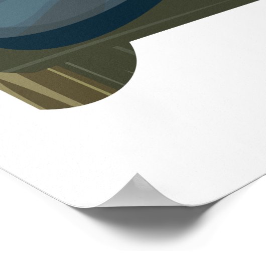 セヴァンアルメニア湖ヴィンテージスタイル旅行ポスター ポスター (角)