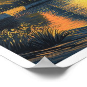 セヴィラスペインアートヴィンテージトラベルイラストレーション ポスター (角)