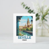 セヴィラタイムレス美しいオブアンダルシアスペイントラベル ポストカード (スタンド正面)
