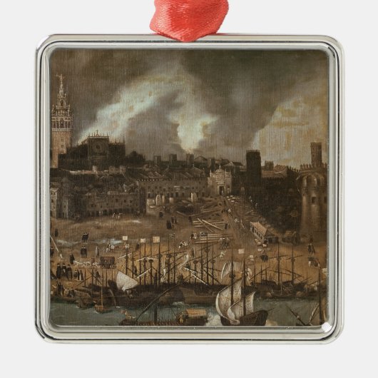 セヴィルからのための着手している探険 メタルオーナメント (正面)