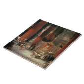 セヴィルのカテドラル1833年の行列(canvの油 タイル (側面)