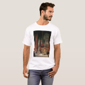 セヴィルのカテドラル1833年の行列(canvの油 tシャツ (正面フル)