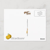 セヴィルオレンジ – ヴィンテージイラストレーション ポストカード (裏面)