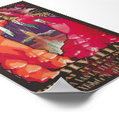 セヴィルスペイン1930春フェスティバルヴィンテージトラベル ポスター (角)