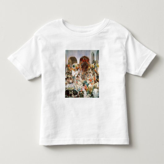 セヴィル(キャンバスの油) トドラーTシャツ (正面)