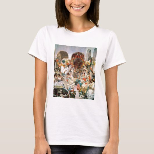 セヴィル(キャンバスの油) Tシャツ (正面)