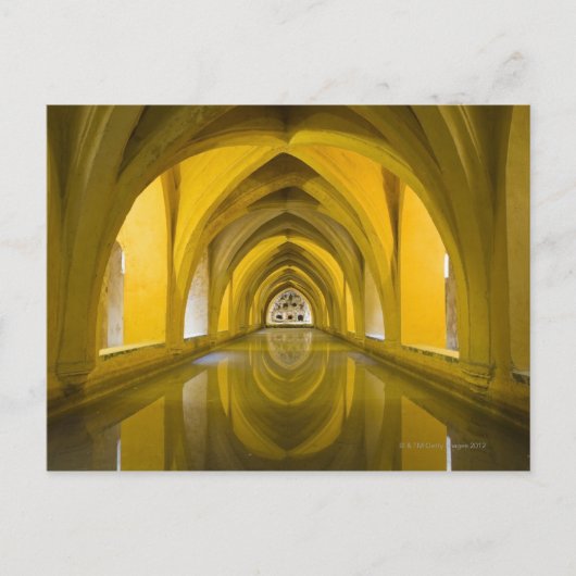 セヴィル、セヴィルののAlcÌÁzar地域、スペイン ポストカード (正面)