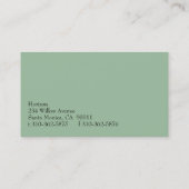 セヴィルV II 名刺 (裏面)