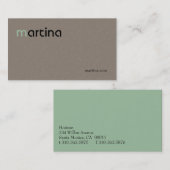 セヴィルV iii 名刺 (正面/裏面)